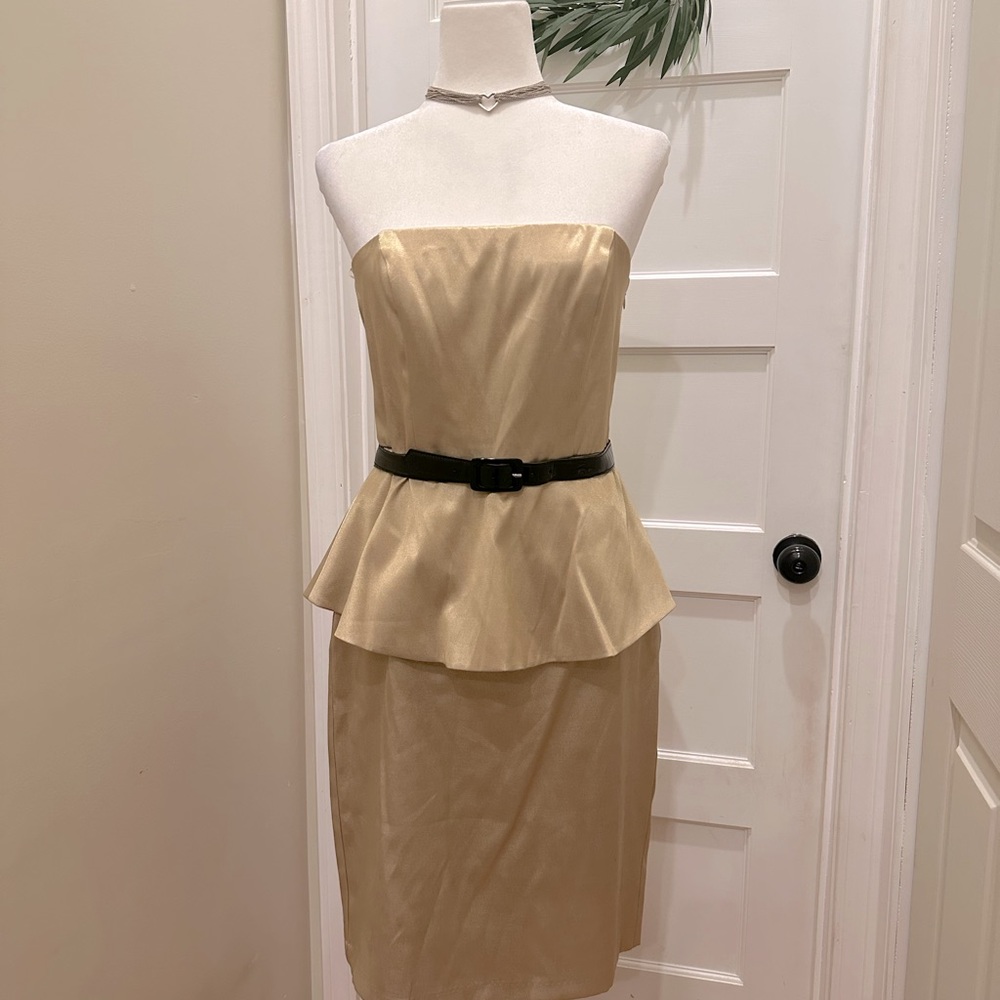 Eva by Eva Franco Elba Dress in Gold Rush